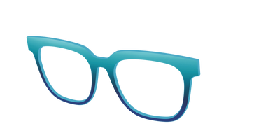 The Ocean Blue - Angle Top Thumbnail - Pair Eyewear