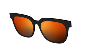 The Polarized Orange Reflective Sun Top - Angle Top Thumbnail - Pair Eyewear