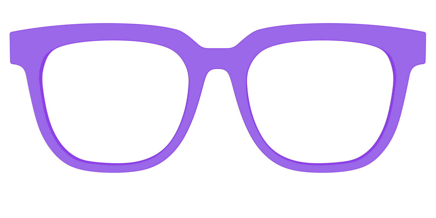 The Purple - Front Top Image - Pair Eyewear