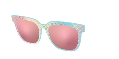 The Polarized Rainbow Mermaid Sun Top - Angle Top Thumbnail - Pair Eyewear