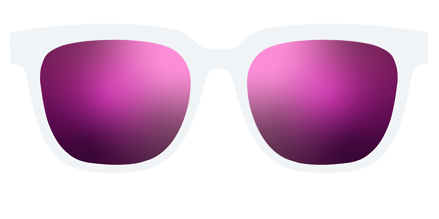 The Polarized White Sun Top - Front Top Image - Pair Eyewear