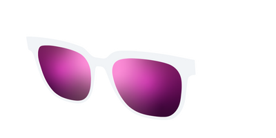 The Polarized White Sun Top - Angle Top Thumbnail - Pair Eyewear