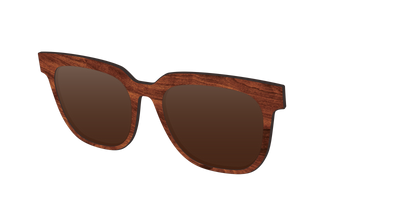 The Polarized Woodgrain Sun Top - Angle Top Thumbnail - Pair Eyewear