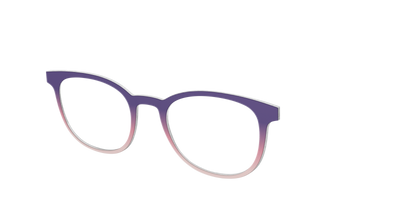 The Acai to Blush Gradient - Angle Top Thumbnail - Pair Eyewear