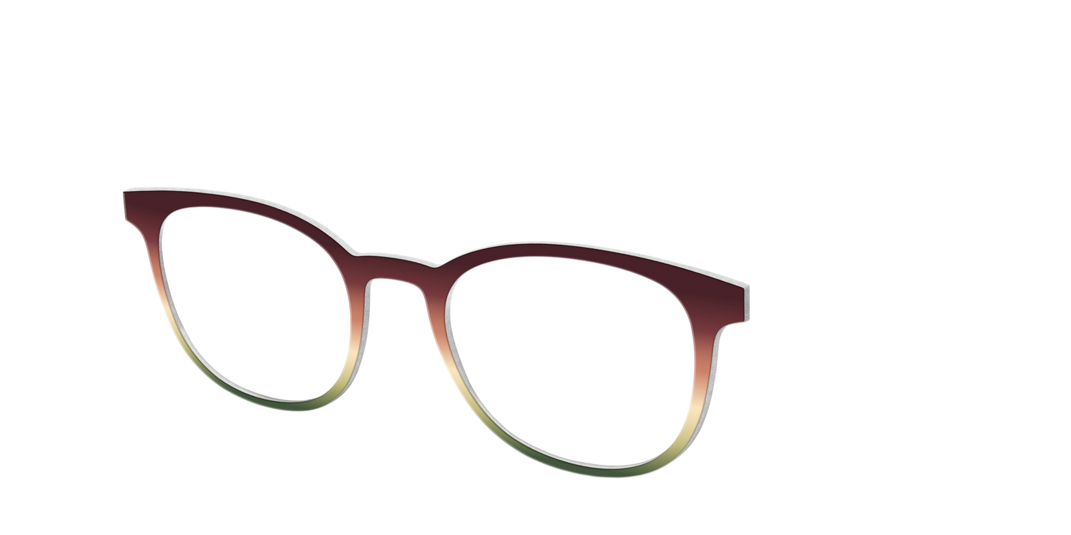 The Acorn to Moss Gradient - Angle Top Image - Pair Eyewear