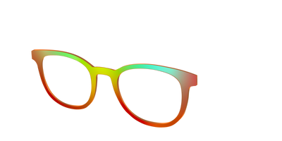 The Apricot Ombre - Angle Top Thumbnail - Pair Eyewear