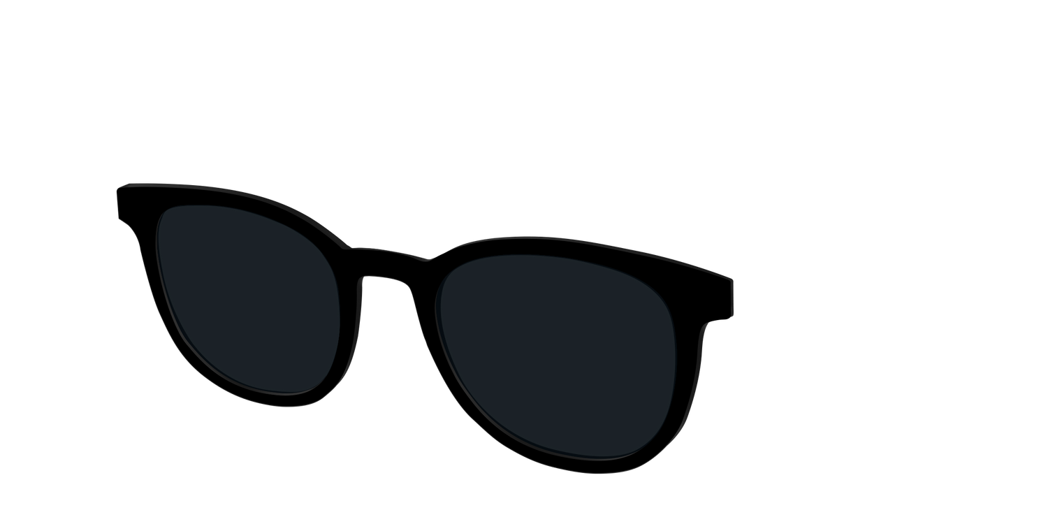 The Non-Polarized Black Sun Top - Angle Top Image - Pair Eyewear