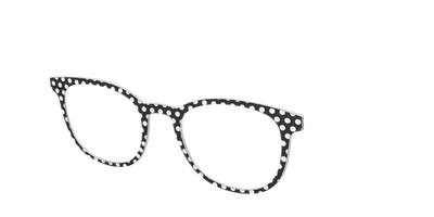 The Black Polka Dots - Angle Top Thumbnail - Pair Eyewear