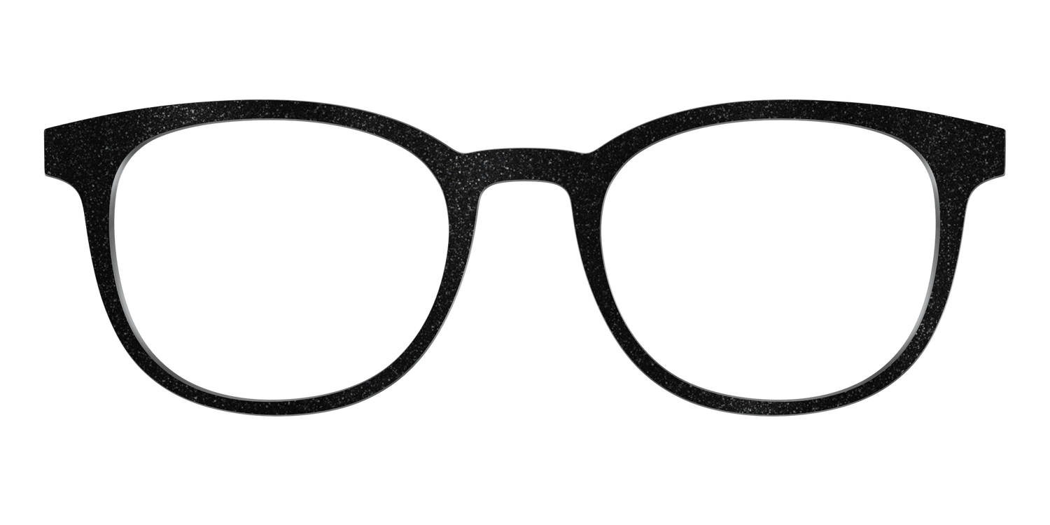 The Black Shimmer - Front Top Image - Pair Eyewear