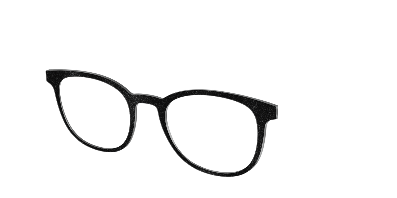 The Black Shimmer - Angle Top Image - Pair Eyewear