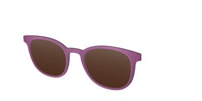 The Polarized Brushed Rose Sun Top - Angle Top Thumbnail - Pair Eyewear