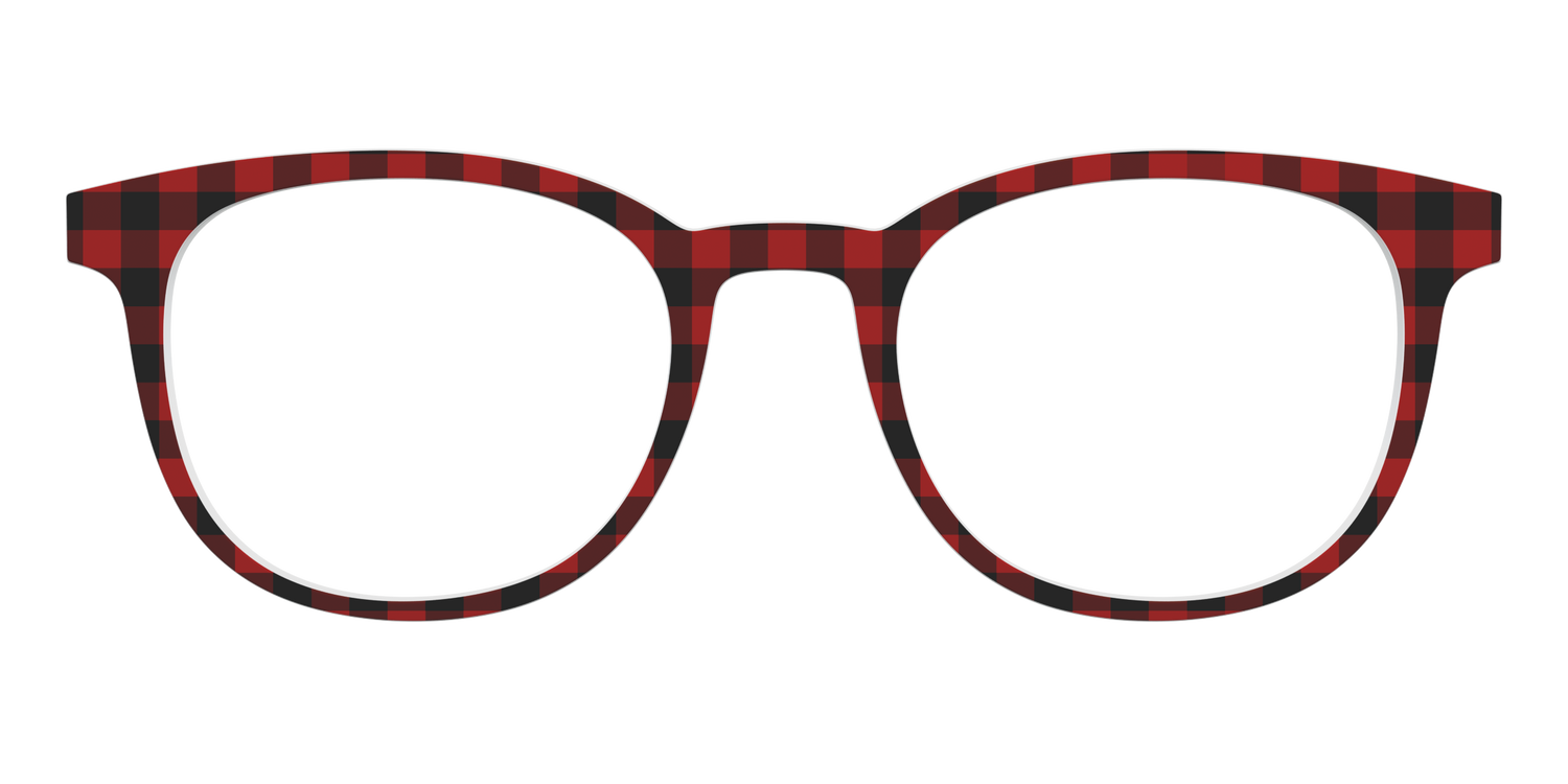 The Buffalo Plaid - Front Top Image - Pair Eyewear