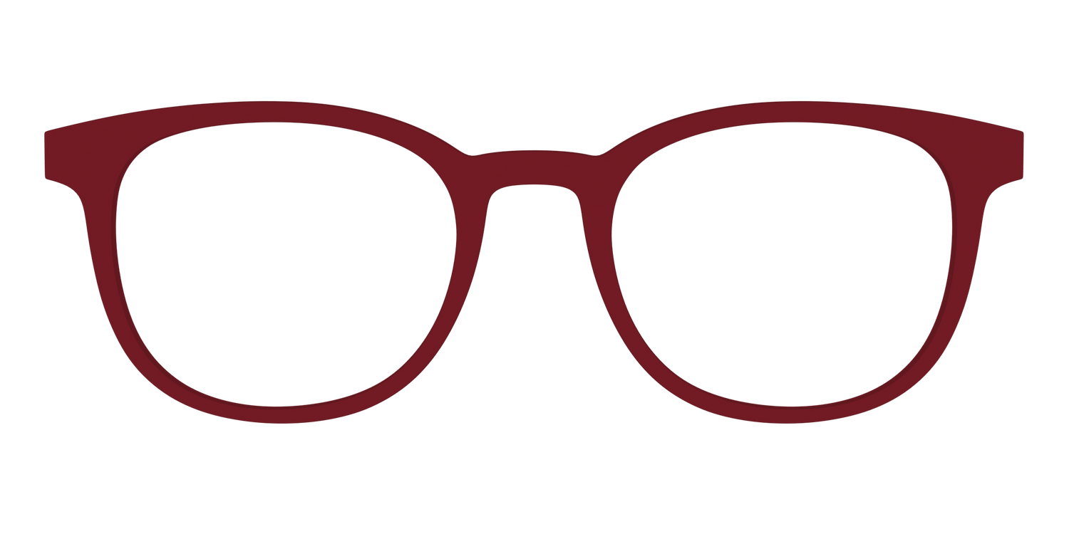 The Burgundy - Front Top Image - Pair Eyewear