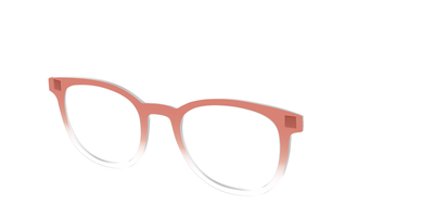 The Burnt Orange Gradient Crystal - Angle Top Thumbnail - Pair Eyewear