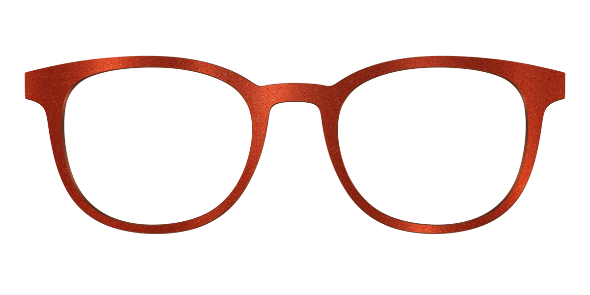 The Burnt Orange Shimmer - Front Top Image - Pair Eyewear