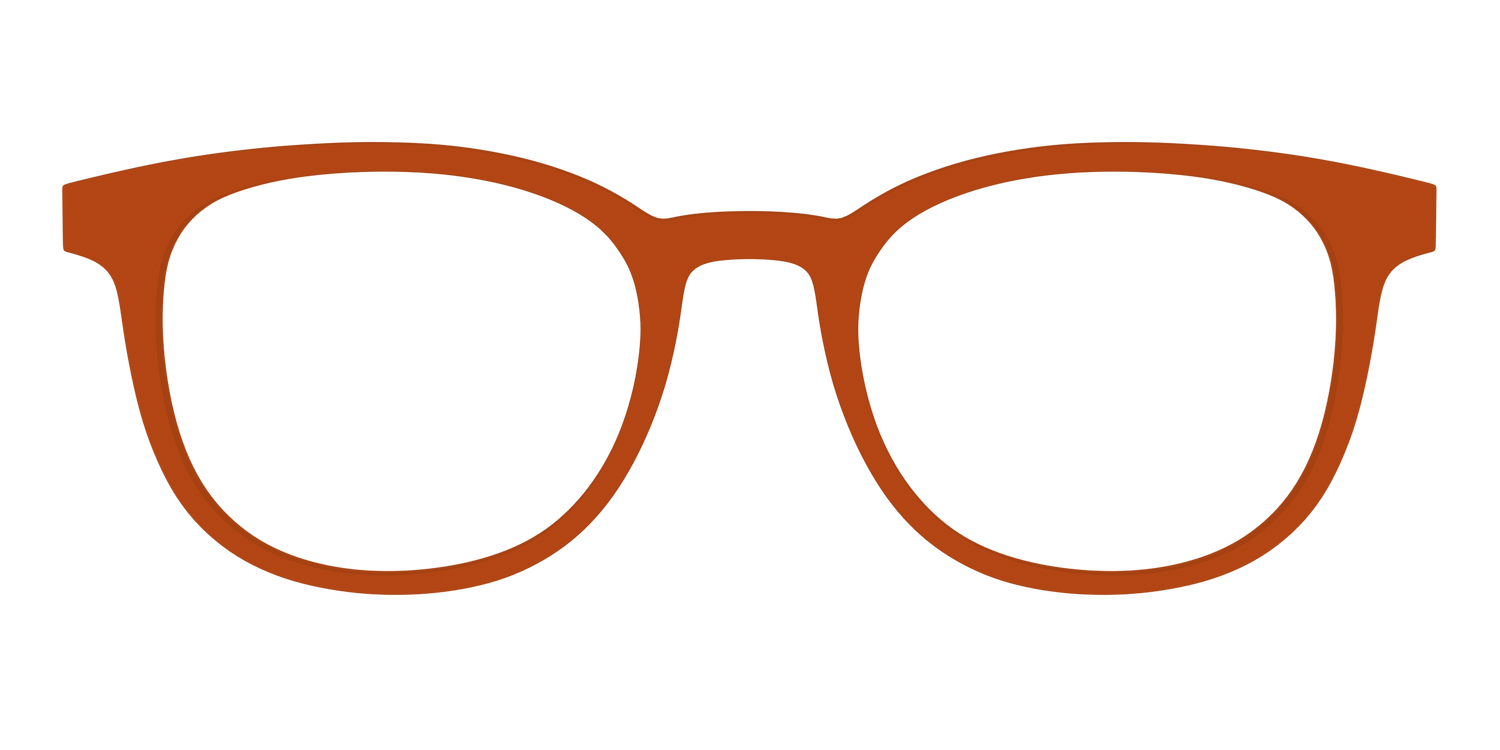 The Burnt Orange - Front Top Image - Pair Eyewear