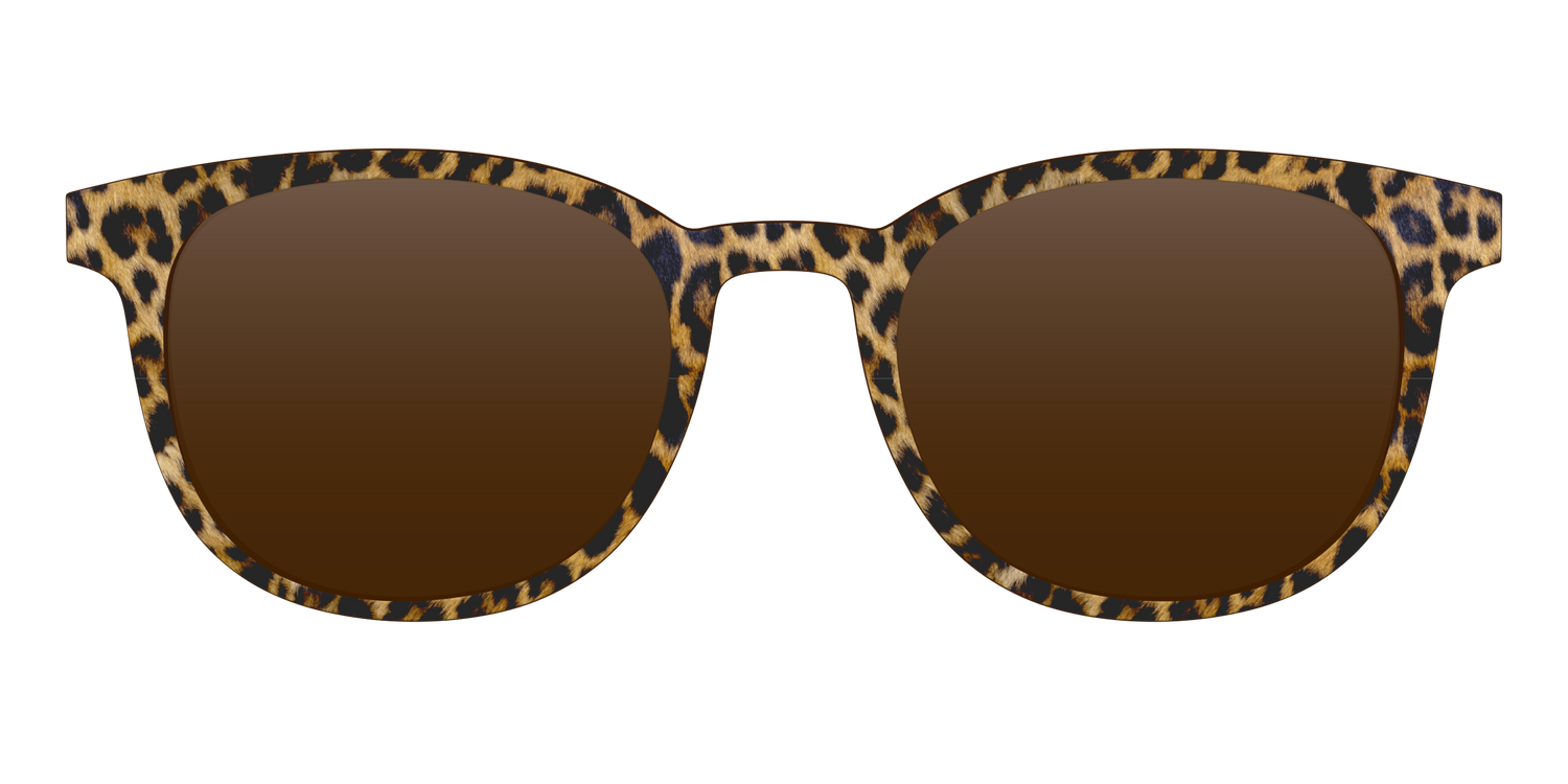 The Polarized Cheetah Spots Sun Top - Front Top Image - Pair Eyewear