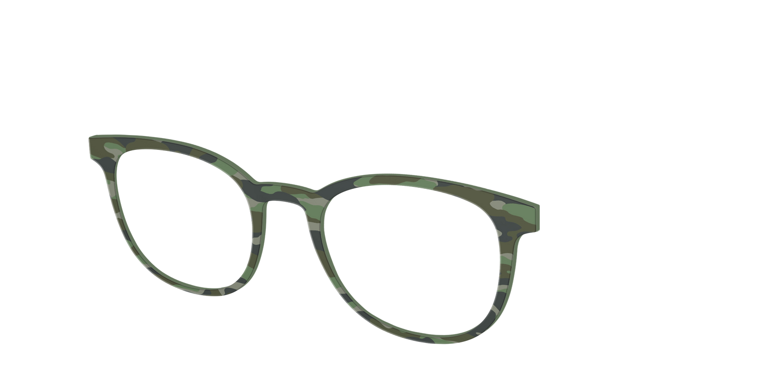 The Classic Camo - Angle Top Image - Pair Eyewear