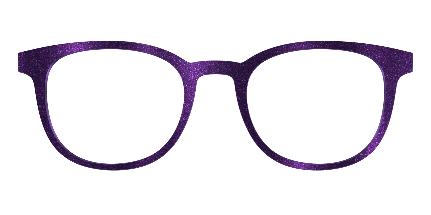 The Deep Purple Shimmer - Front Top Image - Pair Eyewear