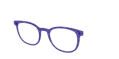 The Electric Purple Sparkle - Angle Top Thumbnail - Pair Eyewear
