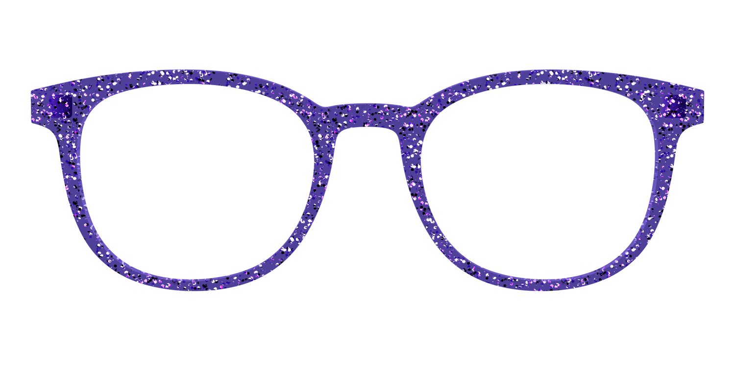 The Electric Purple Sparkle - Front Top Image - Pair Eyewear