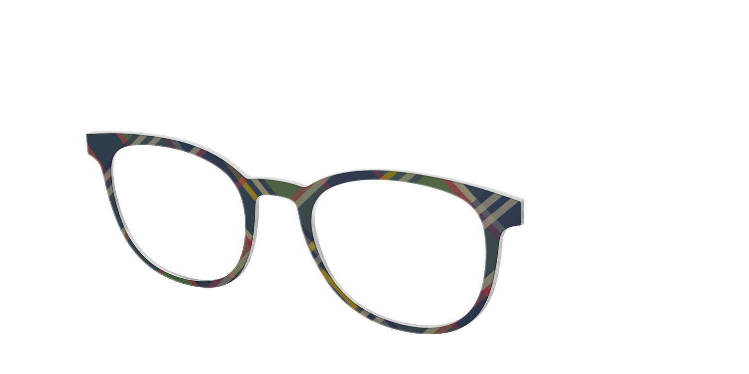 The Flannel Plaid - Angle Top Image - Pair Eyewear
