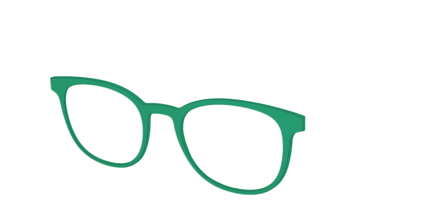 The Forest Green - Angle Top Image - Pair Eyewear