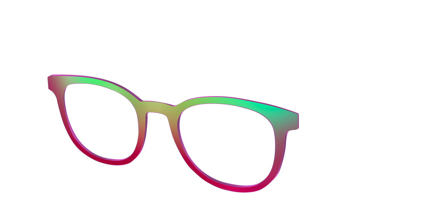 The Guava Ombre - Angle Top Image - Pair Eyewear