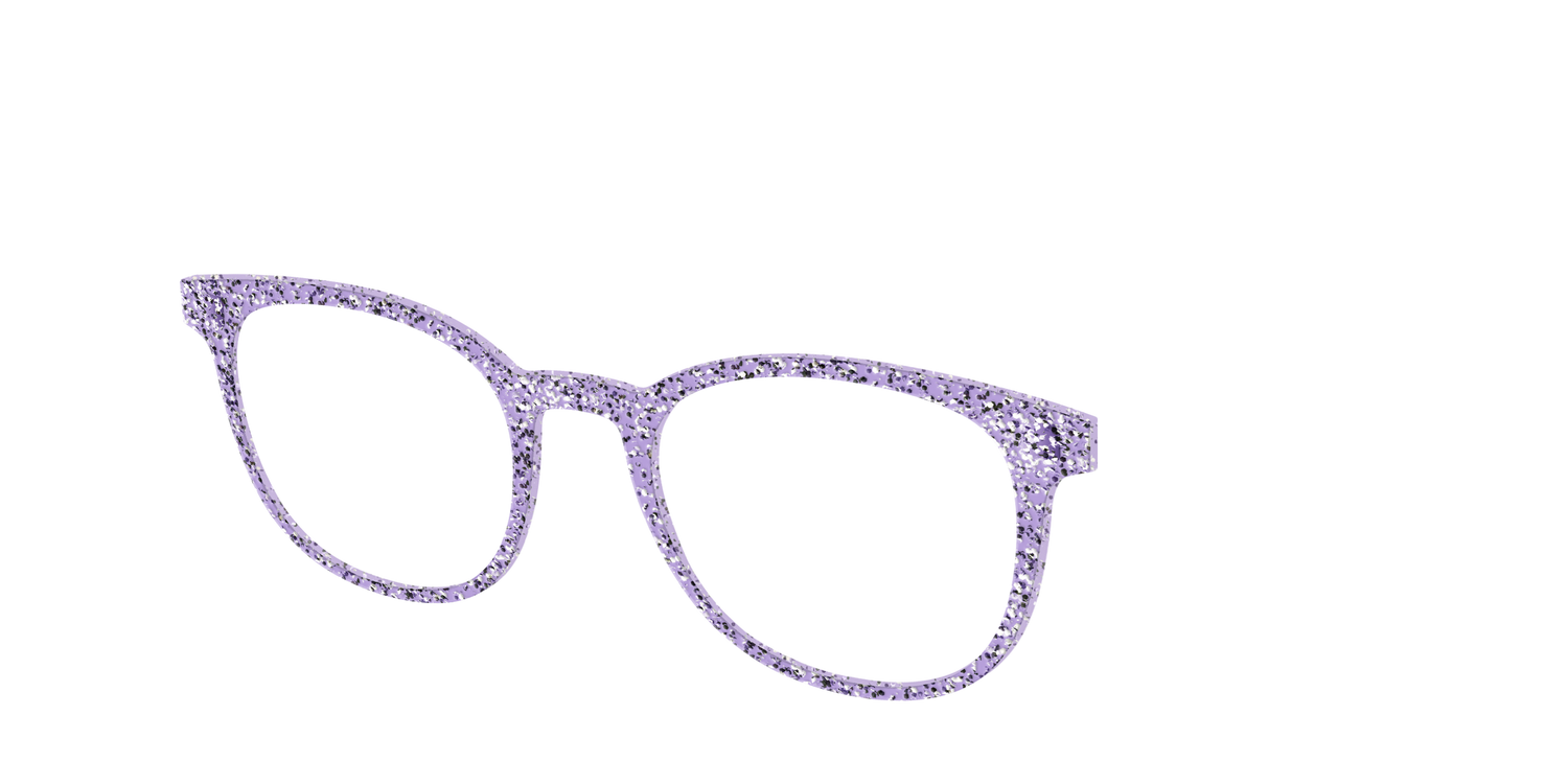 The Lavender Sparkle - Angle Top Image - Pair Eyewear