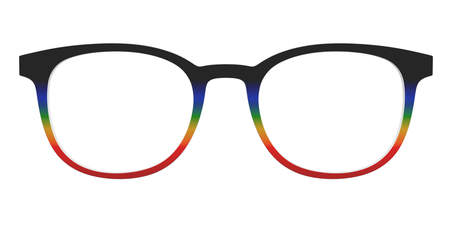 The Love Wins Gradient - Front Top Image - Pair Eyewear