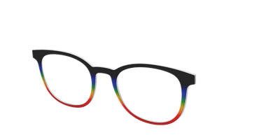 The Love Wins Gradient - Angle Top Thumbnail - Pair Eyewear