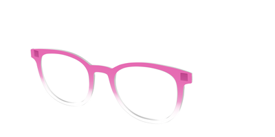 The Magenta Gradient Crystal - Angle Top Thumbnail - Pair Eyewear