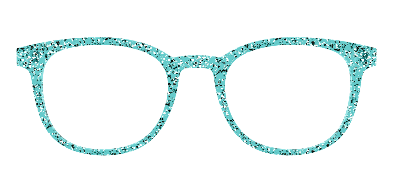 The Mint Sparkle - Front Top Image - Pair Eyewear