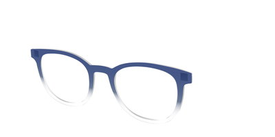 The Navy Gradient Crystal - Angle Top Thumbnail - Pair Eyewear