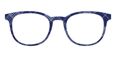 The Navy Twill Plaid - Front Top Thumbnail - Pair Eyewear