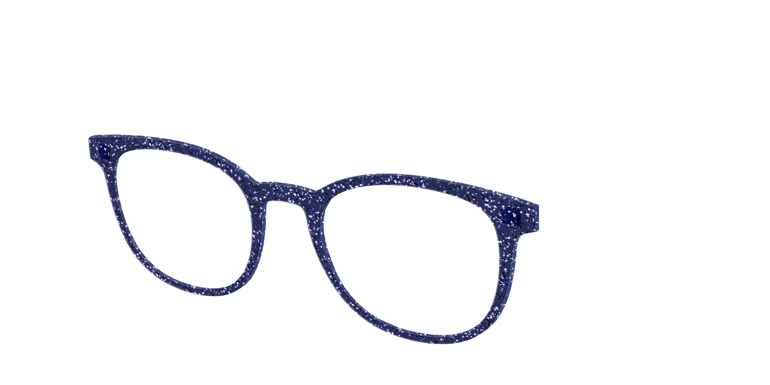 The Navy Sparkle - Angle Top Image - Pair Eyewear