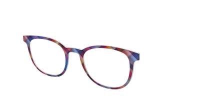 The Ombre Plaid - Angle Top Thumbnail - Pair Eyewear