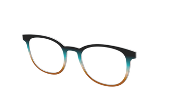 The Onyx to Rust Gradient - Angle Top Thumbnail - Pair Eyewear