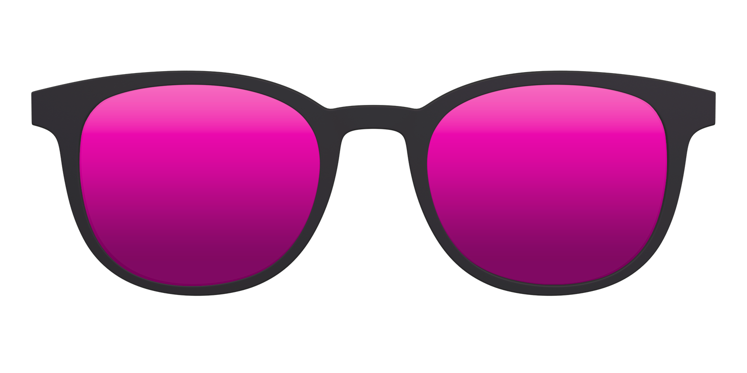 The Polarized Pink Reflective Sun Top - Front Top Image - Pair Eyewear