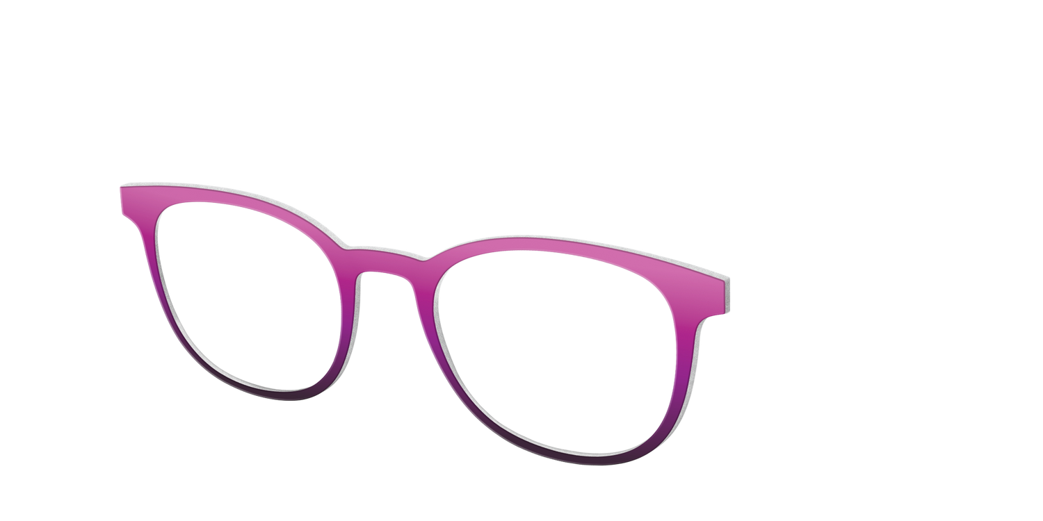 The Pink to Plum Gradient - Angle Top Image - Pair Eyewear