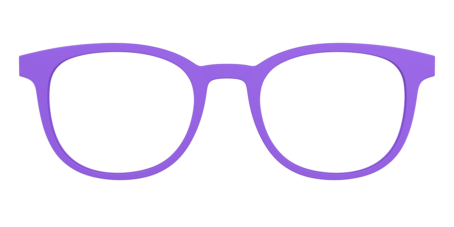 The Purple - Front Top Image - Pair Eyewear