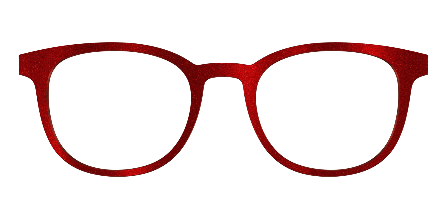 The Red Shimmer - Front Top Image - Pair Eyewear