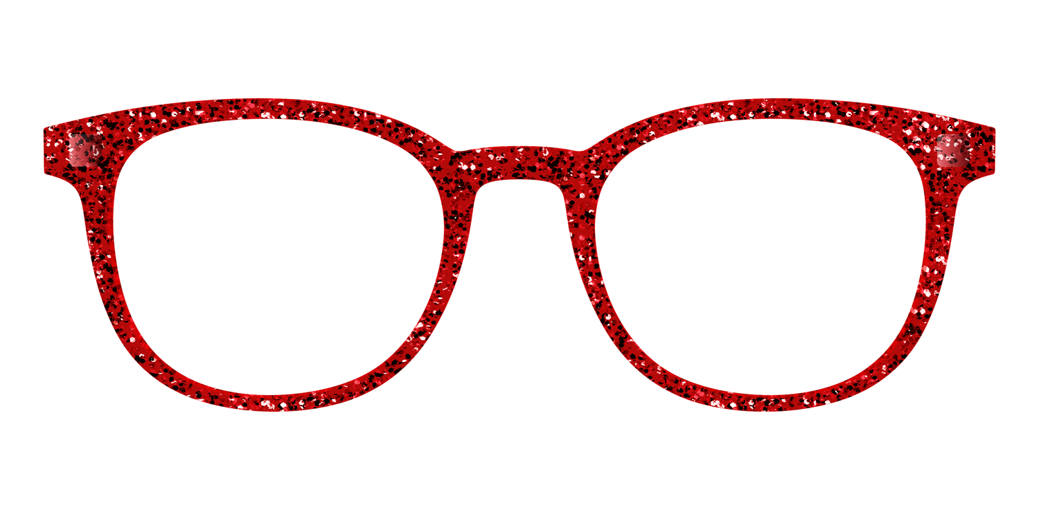 The Ruby Sparkle - Front Top Image - Pair Eyewear