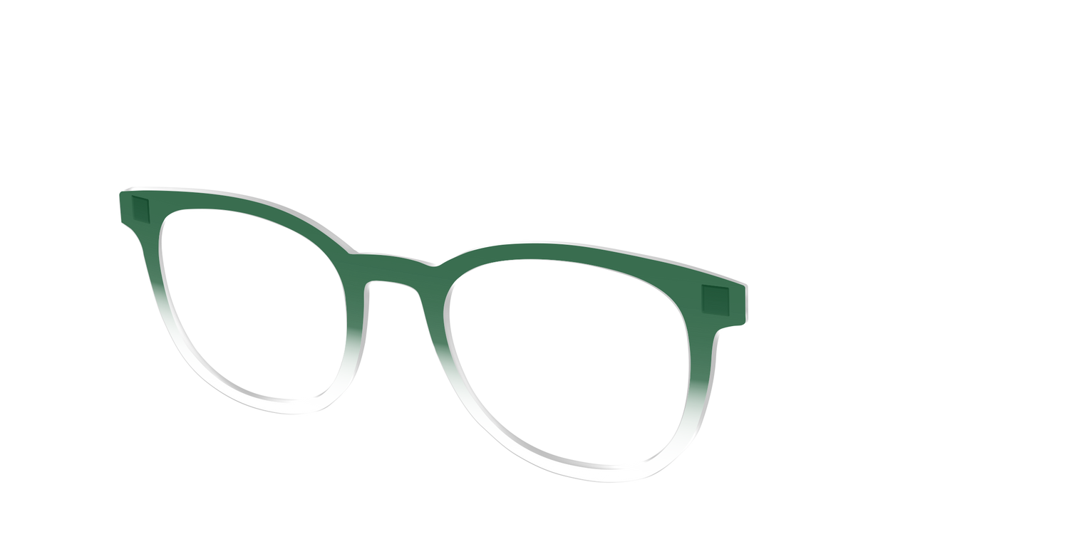 The Spruce Gradient Crystal - Angle Top Image - Pair Eyewear
