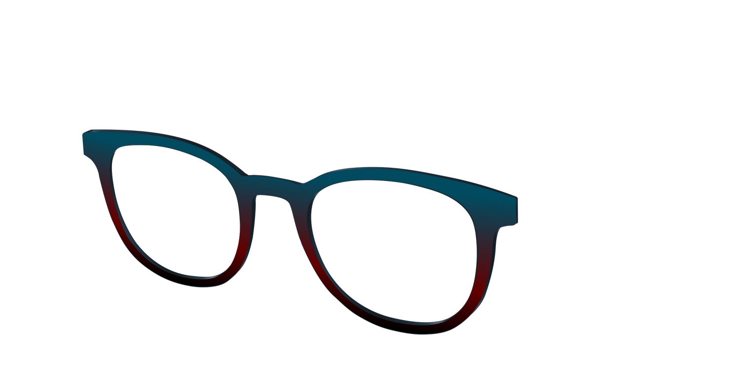 The Teal to Espresso Gradient - Angle Top Image - Pair Eyewear