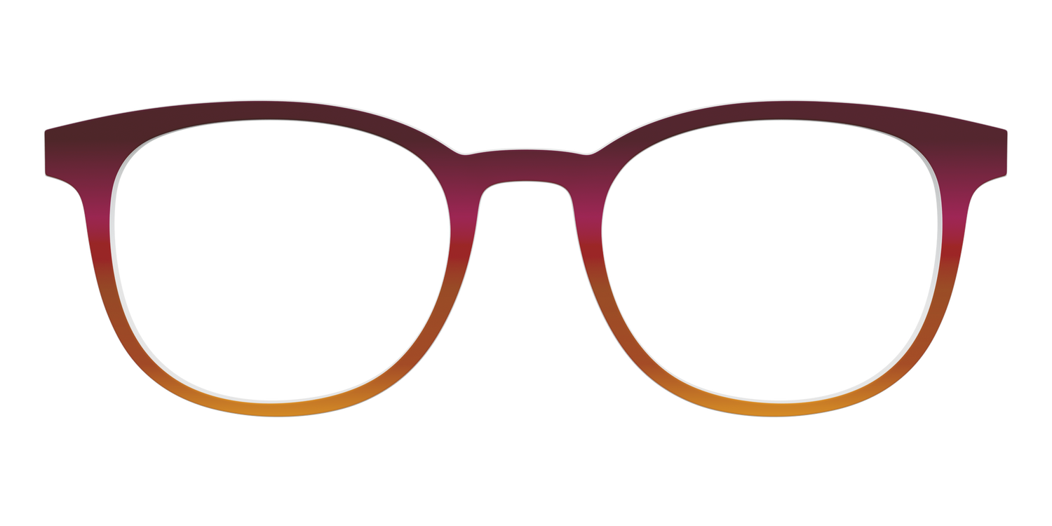 The Umber to Ochre Gradient - Front Top Image - Pair Eyewear