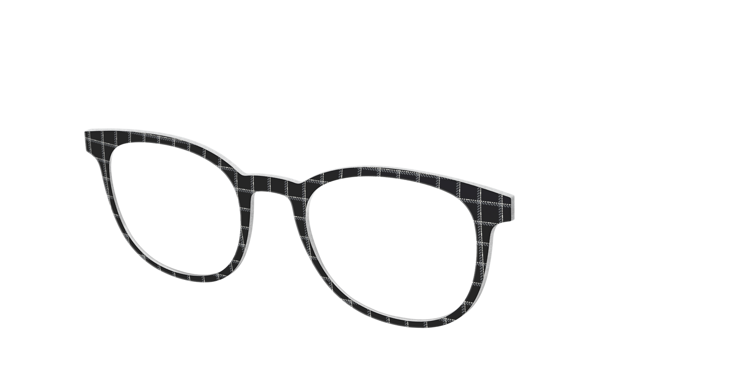 The Windowpane Plaid - Angle Top Image - Pair Eyewear