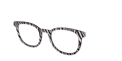 The Zebra Stripes - Angle Top Thumbnail - Pair Eyewear
