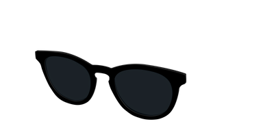 The Non-Polarized Black Sun Top - Angle Top Thumbnail - Pair Eyewear