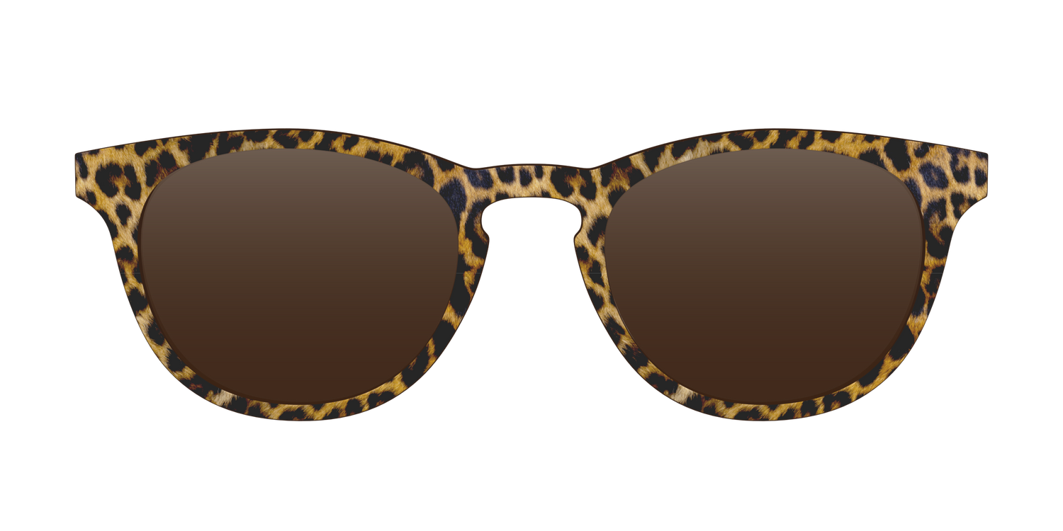 The Polarized Cheetah Spots Sun Top - Front Top Image - Pair Eyewear